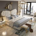 Luxury Leather Upholstered Bed