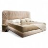 Stylish pleated headboard bed perfect for contemporary bedrooms