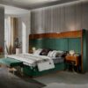 High Quilted Designer Bed