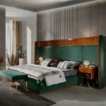 High Quilted Designer Bed