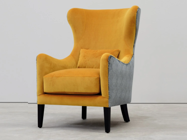 Venetian Style Winged Armchair