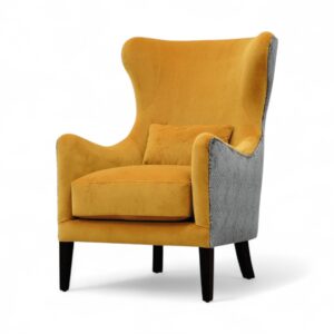 Venetian Style Winged Armchair