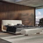 Contemporary Embossed Pattern Bed