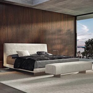 Contemporary Embossed Pattern Bed