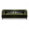 Emerald Curve Sofa with modern curved design in velvet