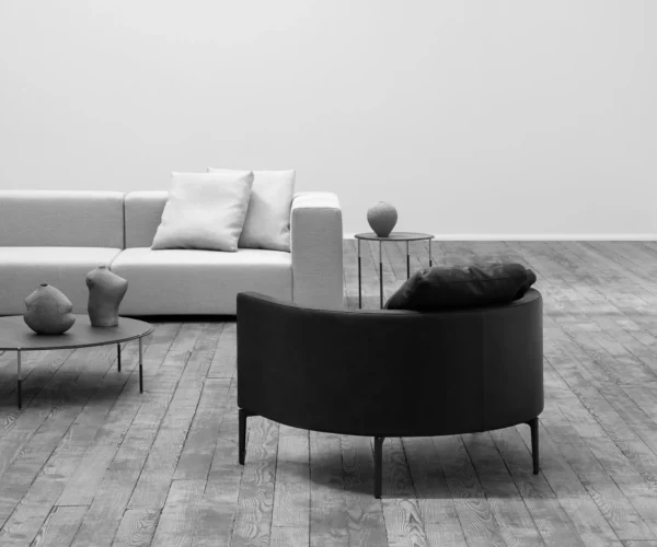 Contemporary Curved Chair