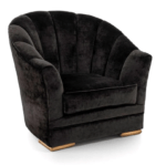 Modern Italian Velvet Armchair