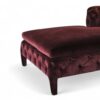 Luxury Buttoned Style Chaise Lounge close-up of tufted upholstery