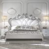 Silver Designer Wooden Bed