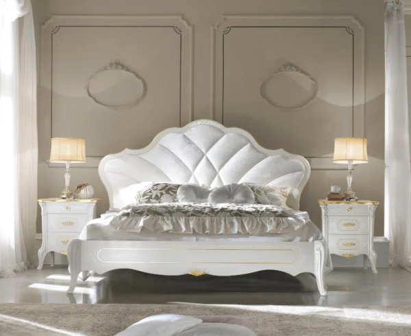 Classic Luxury White Bed