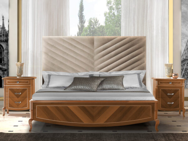 Velvet Symmetric Pattern Bed
