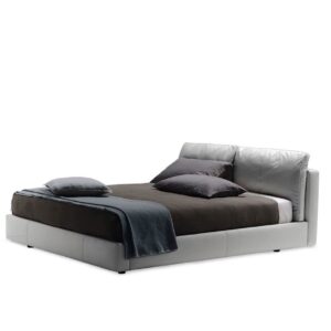 Pillow Effect Upholstered Bed