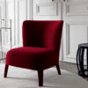 Modern Occasional Chair Red