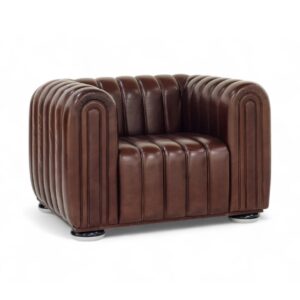 Modern Leather Designer Armchair