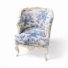 Elegant Baroque Blossom Chair with intricate wood carvings