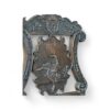 Vintage Noir Crest Chair with arched back and cane design