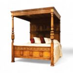 Artisanal Carved Bed