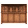 hand carved wooden poster bed