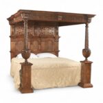Oak Majesty Canopy Bed