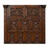 hand carved wooden poster bed