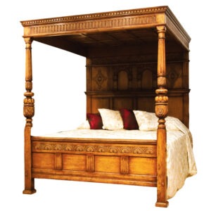 Wooden Carving Bed-12