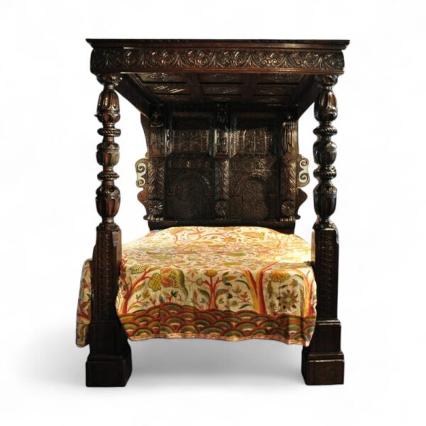 Royal Carved Canopy Bed
