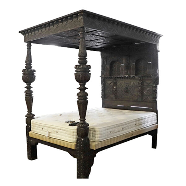 Wooden Carving Bed-2