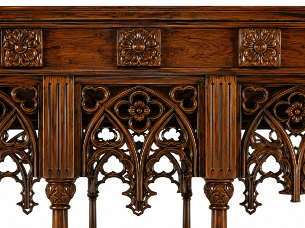 Canopy Bed handcrafted from teakwood