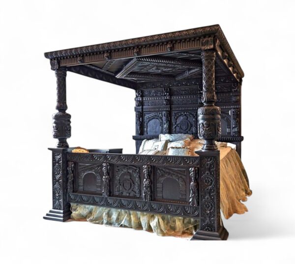 Victorian Carved Bed