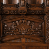 hand carved wooden poster bed