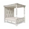 Classic handcarved canopy Bed in teakwood