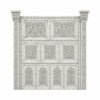 hand carved wooden poster bed