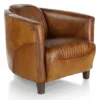 Aviator All Leather Armchair