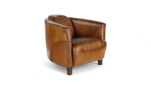 Aviator All Leather Armchair