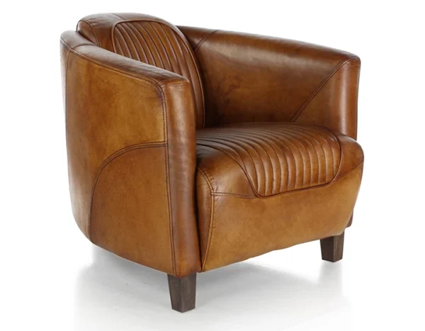 Aviator All Leather Armchair