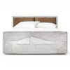 Aviator bed with rivet detailing