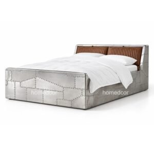 Aviator Wing Bed with aluminium-clad frame
