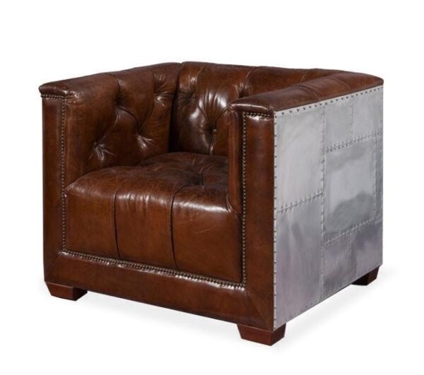 Aviator Chesterfield Armchair