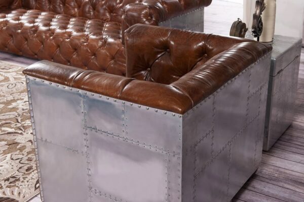 Aviator Chesterfield Armchair