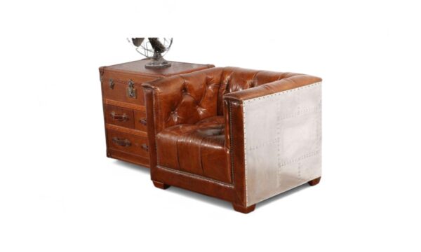 Aviator Chesterfield Armchair