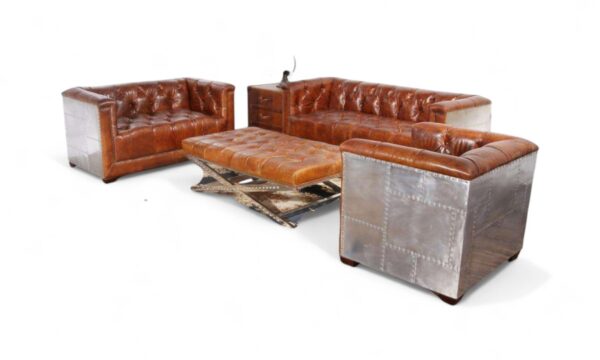Aviator Chesterfield Armchair