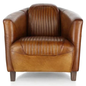 Aviator All Leather Armchair