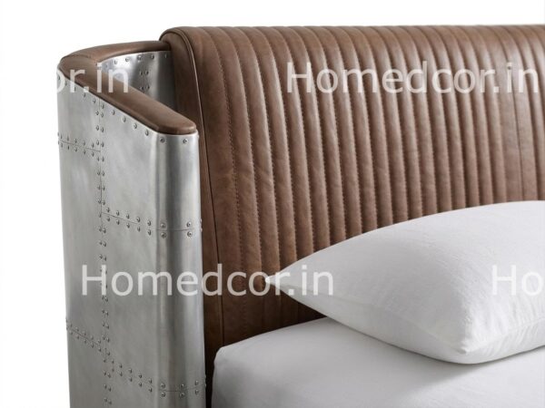 Industrial style aviator bed