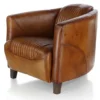 Aviator All Leather Armchair