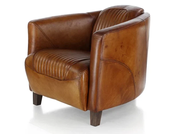 Aviator All Leather Armchair