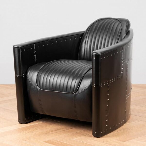 Aviator All Black Armchair