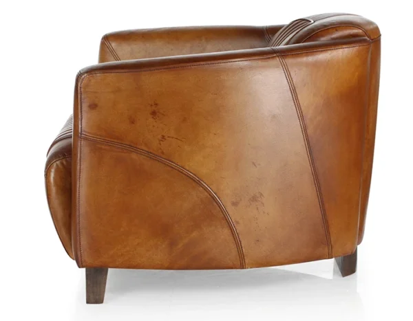 Aviator All Leather Armchair