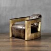 Aviator Golden Armchair
