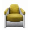 Aviator Yellow Leather Chair