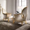 Gold Leaf Occasional Chair